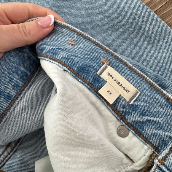 Madewell The '90s Straight Jean - Picture 7 of 8